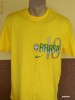 TRICOU NIKE  ORIGINAL RONALDINHO BRASIL  gold   ( NOU ) masuri L , Xl
