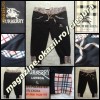 PANTALONI SPORT NEGRI 3/4 TREI-SFERTURI BERMUDE TALIE JOASA AMESTEC BUMBAC 2 BUZUNARE firma BURBERRY LONDON