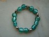 Bratara bleu turcoaz turquoise MURANO foita ARGINT superba UNICAT din Amsterdam OUTLET IASI !!!