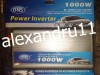 Invertor invertoare convertor convertoare auto argintiu ONS 1000W reali de la 12V la priza 220V clesti pentru alimentare de la bateria auto  pret 140