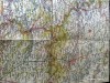 Harta Turing Clubul Roman - interbelica - nr 18 - iasi - roman - bacau - vaslui