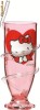 Pahar cu pai Fancy HELLO KITTY