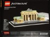 Lego ARHITECTURE model 21011  BRANDENBURG GATE  ani 12+  SIGILAT
