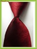 Cravata de matase 100% model Rosu Inchis Jacquard