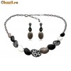 Set fantezie cu colier si cercei , Cod Produs - FGBS-00008