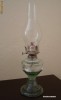 Lampa gaz / petrol sticla, delicat pictata manual