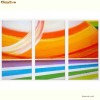 Tablouri luminoase - set - Curcubeu abstract