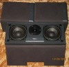 Boxe de lemn  ITT- Nokia Fabricate in Danemarca pe 8 ohm, 2 sateliti de 15w RMS si un central de 50W RMS, stare impecabila