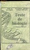 Anticariat Ion Andrei - Teste de biologie- clasa a XII-a - Autor : Ion Anghel - 80751