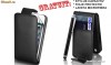 HUSA - TOC PIELE ECO PREMIUM PENTRU IPHONE 4/4S + CADOU STYLUS si FOLIE PROTECTIE