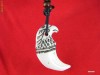Lantisor Hand Made, Dinte de iac , African Tribal, Fashion, Pandantiv NOU !!!