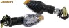 Semnale moto, scuter sau atv cu 12 led-uri si carbon (st+dr) fata sau spate