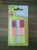Set index Post - It, 3 culori x 20 file plastic autoadeziv, 24 x 43.1 mm, cu dispozitiv de eliberare din plastic, Fabricatie SUA