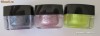 Set de 3 geluri uv colorate cu sclipici fin su sidef, albastru, roz, verde,  pentru constructie unghii false, 8 gr