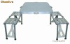 MASA PICNIC PLIABILA CU 4 SCAUNE - MATERIAL ALUMINIU - CAMPING, PICNIC, PESCUIT SAU IN CURTE