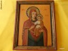 Icoana ruseasca pictata pe lemn - 110 ani vechime / Icoana veche pictata pe lemn 110 ani vechime