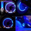 Capac valva anvelopa, masina, bicicleta, cu led albastru, lumini masina, auto