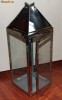 Suport lumanare / felinar mormant, metal + sticla, inaltime 59 cm, nou - SUPER PRET!!!
