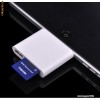 Apple  iPad 1 2 sau 3 camera connection kit 2 in 1Dock to USB si Card Reader ( SD SDHC MMC MS M2 MicroSD ) noi + folie iPhone bonus