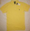 Tricou RALPH LAUREN, galben, material polo pique, masura S