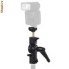 Menghina / Suport Walimex 14592 orientabil stativ pentru umbrela si blitz extern/slave (adaptor sincron de la contact central PC la HotShoe)