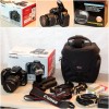 Ocazie: Kit Canon EOS 450D + 18-55mm IS + grip, geanta - la cutie