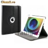 HUSA/STAND/SMART COVER CaseCrown Neagra PENTRU APPLE IPAD 3 ROTATIVA LANDSCAPE SAU PORTRAIT, FUNCTIE SLEEP/WAKE-UP CALITATE SI DESIGN DEOSEBIT