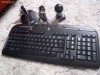 Tastatura Logitech + Microfon Sweex + Camera Web / Webcam Husk
