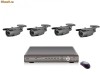 camera video de supraveghere KIT DVR + 4 camere exterior gata pentru instalare