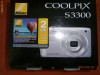Camera foto Nikon S3300 16MP NOUA + card 4gb + Husa Speciala