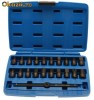 Trusa Baie de Ulei Motor HEXAGON + PATRAT + TRIUNGHI + TORX (IMPACT) 3/8 21.buc