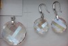 Cercei cristal SWAROVSKI rotund transparent