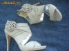 Sandale gri, cu platforma, nr 41, model deosebit- oferta pret +bonus o pereche de cercei handmade