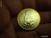 cook islands aunc 1 dollar bimetal  2010 !!