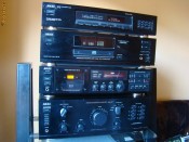 Sistem combina  audio Akai  AM - 37 ,  GX - 32 , CD - 37 , AT - 26 foto
