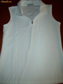 Tricou alb L foto