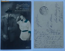 Militara ,Germania ,Feldpost ,1916 foto