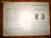 Pliant prezentare SPARTACHIADA 1965 Romfilatelia foto