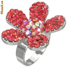 Inel fashion zirconiumarime libera - cod 306 foto