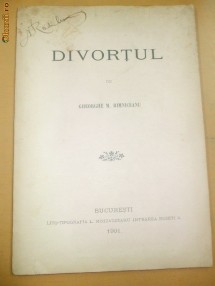 Gh. Ramniceanu Divortul 1901 foto