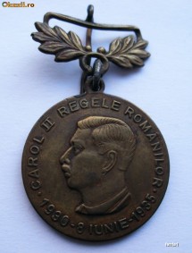 Carol II - Insigna Vanatoare 1934 - 8 iunie 1930-1935 - rara