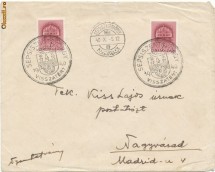 RFL 1940 plic iredentist maghiar stampila Sf. Gheorghe foto