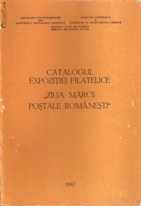 Catalog-expozitiei filatelice*1987 foto