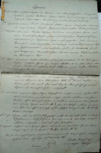 Document , Lugoj , 1837 foto