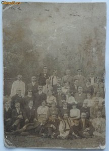 Foto pe carton din Campulung Moldovenesc , Bucovina , 1913 foto