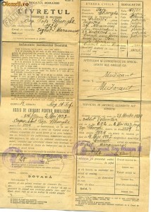 LIVRET MILITAR 1927 foto