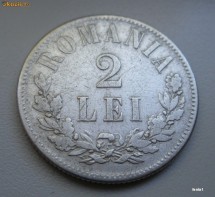 2 lei 1873 - stare foarte buna
