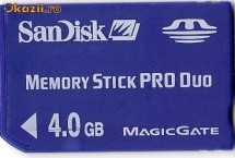 MEMORY STICK PRO DUO SANDISK  4 GB