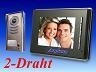 Interfon video sticla. ANYKAM .Tehnologie de conectare cu 2 fire. Tip: 591 + 2 monitoare 6910 foto