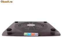 Masa Suport cooler laptop cu racire foarte ieftin cu Leduri albastre